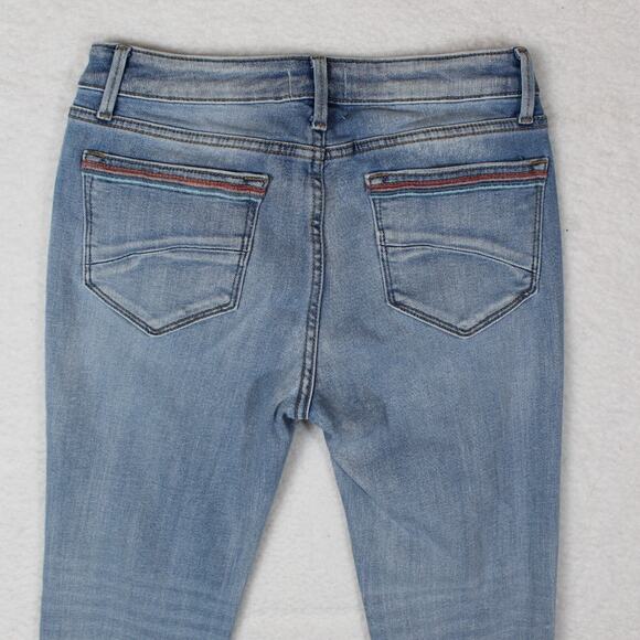 Driftwood Colette Jeans Womens 27 Cuffed Southwestern Boho Denim Western Rodeo - Picture 3 of 11